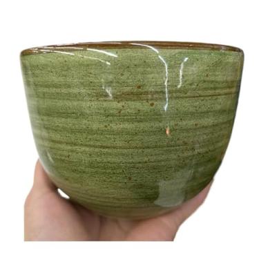 Imagem de Bowl de Cerâmica para Sopa, Caldos e Massas 700ml – Tigela Resistente para Uso Diário (VERDE LISO)