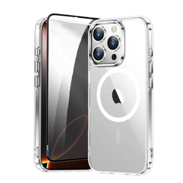 Imagem de Capa Capinha Case Magnética Carregamento por Indução E Película de Privacidade Para iPhone (iPhone 16 Pro Max)