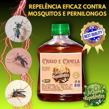 Imagem de Óleo Repelente 1x250ml + Lamparina de Vidro Decorativa 100ml - Já quer