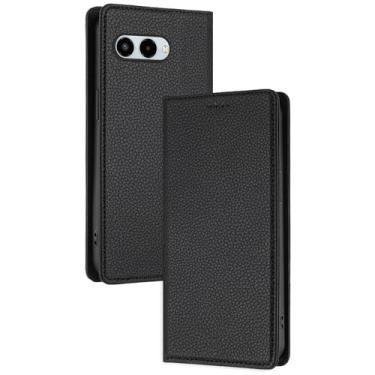 Imagem de Futanwei Capa carteira T-Mobile Revvl 8 com suporte para cartão - [bloqueio RFID] Capa carteira de couro PU [2 compartimentos para cartão de crédito embutidos] [Fecho magnético oculto] Capa protetora