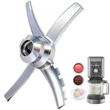 Imagem de FullMayPro Raquete de substituição compatível com as máquinas de sorvete Ninja Creami NC501, lâmina de peças de reposição de aço inoxidável para acessórios de sorvete Ninja para NC500, NC501, NC501H