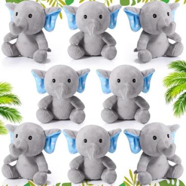 Imagem de Chá de bebê de pelúcia HydRen Mini Elephant Plush de 10 cm