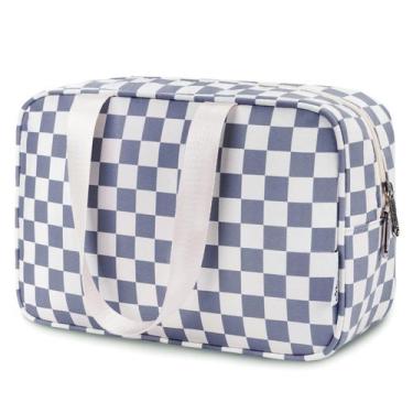 Imagem de Bolsa de higiene Narwey Large Cosmetic Travel Azul acinzentado