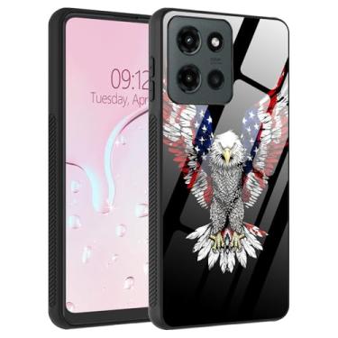 Imagem de Capa para Motorola Moto G 5G 2025, traseira de vidro líquido e bordas macias de TPU, aderência lateral antiderrapante, proteção contra quedas, ajuste fino, carregamento sem fio compatível com Moto G