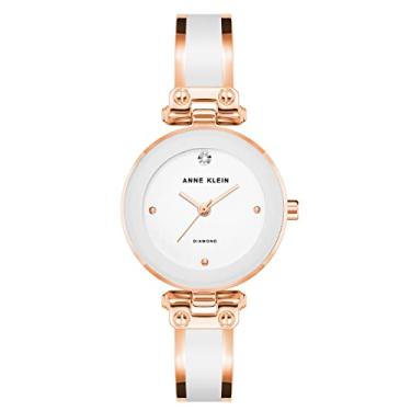 Imagem de Relógio feminino Anne Klein, com diamante verdadeiro
