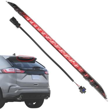 Imagem de ISINSWIFT Terceira luz de freio, 3ª montagem de luz de freio adequada para Ford Edge 2015-2024, luz de parada de montagem alta FT4Z13A613A Lâmpada de parada