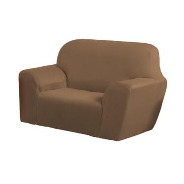Imagem de Capa Para Sofá Lisa Coladinha 2 Lugares Malha Gel - Aretha enxovais, a