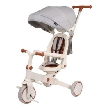 Imagem de Triciclo Infantil 5 em 1 E-lite Trike White/Cinza - Premium Baby