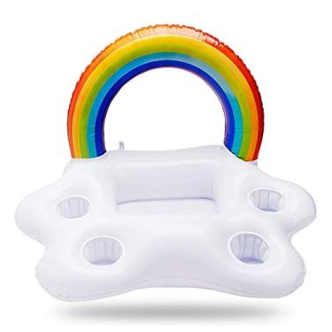 Imagem de Baldes de gelo isolados infláveis para piscina, barco, cerveja, balde de gelo, refrigerador, boia de piscina, suporte de copo inflável, suporte de bebida, bandeja de bar, balde de cerveja e champanhe