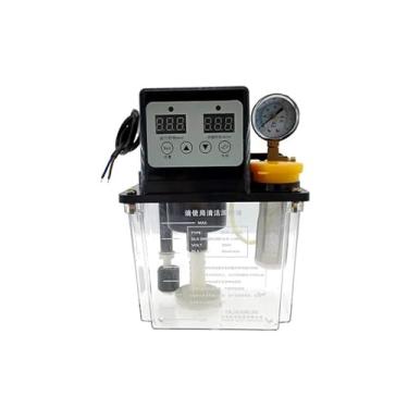 Imagem de 1 peça 1L Bomba de Lubrificante Automática Bomba de Óleo Lubrificante CNC Bomba de Lubrificação Eletromagnética Lubrificante