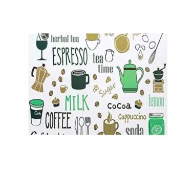 Imagem de Papel de parede autoadesivo Roll Coffe Green 10m x 60cm