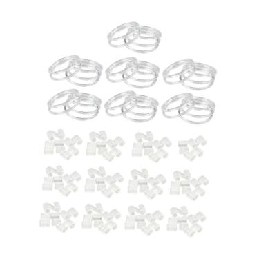 Imagem de Fenteer Prateleira Gridwall para porta-retratos, colagens e painéis de parede para pendurar fotos, para exposição de escritórios e feiras comerciais