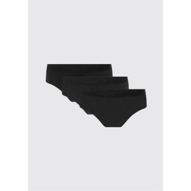 Imagem de Kit/3 Cueca Slip Hering 77UE Masculina Algodão T. P/XXG, XXG, N10, Pre