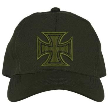 Imagem de Boné Kaluapa Cruz de Malta, Verde, Único, Unissex