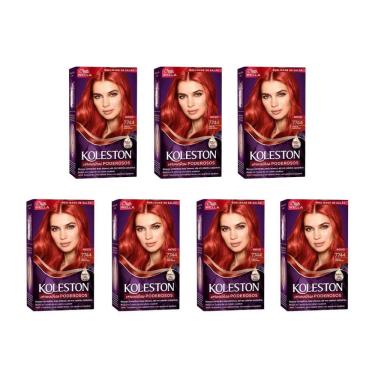 Imagem de Coloraçao Koleston 7744 Vermelho Intenso-Kit C/7Un