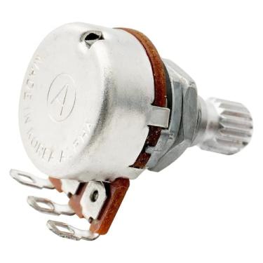 Imagem de Potenciômetro Alpha Base Pequena Eixo Curto B250k Single Coil