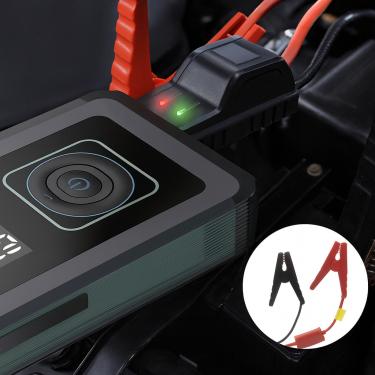 Imagem de Mini Inflador Auxiliar de Partida Compressor de Ar Lanterna