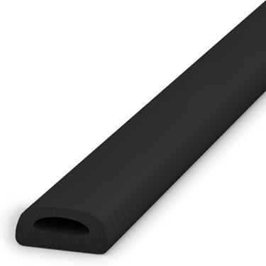 Imagem de Veda Frestas Adesivo 4mm Preto Isolamento Térmico Vedação Porta Janela