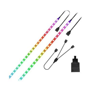 Imagem de Fitas LED RGB Endereçáveis WS2812B 5V Para Gabinete De PC, Compatível 