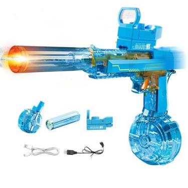 Imagem de Pistola de água elétrica Reenovan recarregável 8-10m de alcance 425ml
