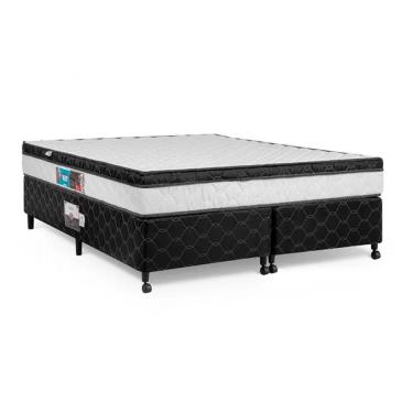 Imagem de Cama Box + Colchão Castor King Montblanc One Face D45 180x200x52cm