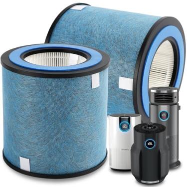 Imagem de Filtro HP152 NeverChange compatível com purificador de ar Shark HP152 HP153 NeverChange HP100, HP102, HP102PET, HP102PETBL, HP132, HC450, HC451, HC452, HC455 HEPA número de peça HE15FKPET