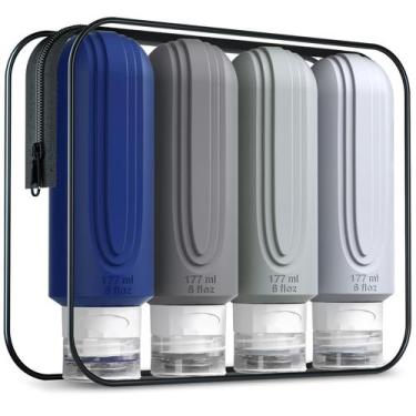 Imagem de Garrafas de viagem Mrsdry 180 ml para produtos de higiene pessoal com 