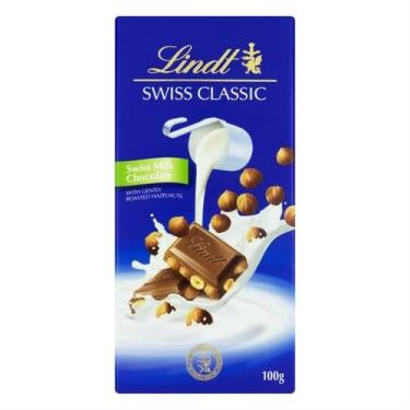 Imagem de Chocolate lindt swiss classic -  ao leite com avelãs 100g