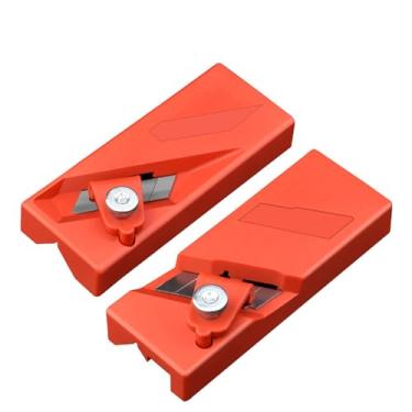 Imagem de Aparador de Chanfro ABS para Bordas Madeira Ferramenta Inclinação 45 Ângulo Obliquo Fibraboard Tabua Painel Acústico Projetos Carpintaria Eficiente Lâmina Liga SK5 Afiada Construção Leve e Resistente