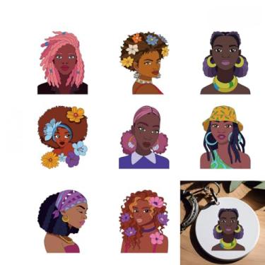 Imagem de Um pacote de 5 adesivos de cristal aleatórios (8 padrões cada) - Conjunto de presente de Natal para Natal, Halloween, aniversários | Adesivos fofos para laptops, garrafas de água