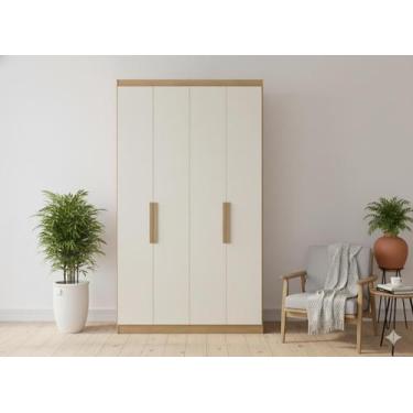 Imagem de Guarda-roupa 4 Portas 120cm X 220cm Milan - THB Móveis