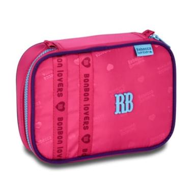Imagem de Estojo Box Rebeca Bonbon Urban Mix Organizador Espaçoso (Rosa)