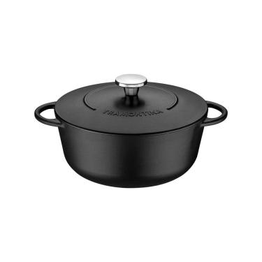 Imagem de Caçarola Tramontina Trento 20805028 Ferro Fundido Preto Preto 20805028