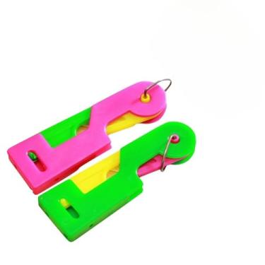 Imagem de Passador de Linha Manual, Kit com 2 Unidades para Costura, Enfiador de Agulha Rápido que Coloca o Passador de Linha na Agulha sem Dificuldade