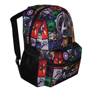 Imagem de Mochila Vingadores Masculina Infantil Juvenil Grande Costas - Outras M
