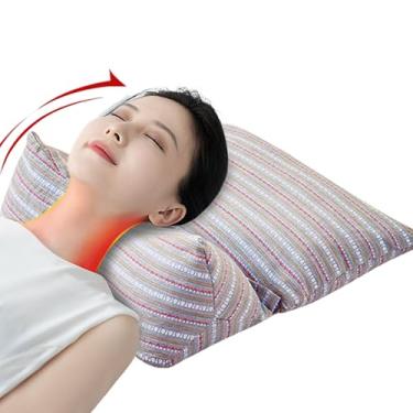 Imagem de Almofadas de osso para suporte de pescoço | Almofada de apoio de pescoço de casco de trigo sarraceno, almofada ergonômica acessórios de viagem para mulheres, homens, adultos, sofá-cama, carro