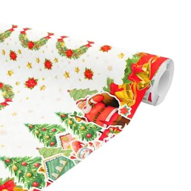 Imagem de TNT Estampado Natal Decoração 1,40 x 5 Metros Mesa Parede (Sinos)