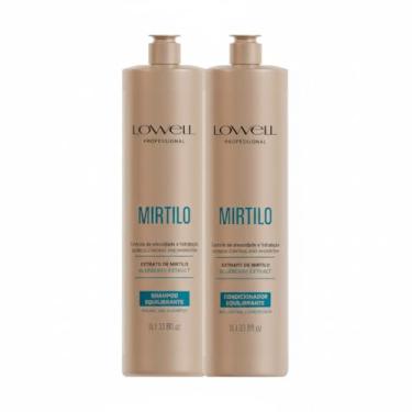 Imagem de 1009LW-Kit Equilibrante Mirtilo - Shampoo 1L e Condicionador 1L - LOWELL