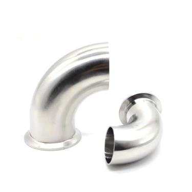 Imagem de 1 peça 38 mm 51 mm tubo OD Butt Weld x 3.8 cm 5.1 cm Tri Clamp SS304 aço inoxidável 90 graus cotovelo encaixe de tubulação Home Brew Beer Wine OROAOBOMT (89 mm x virola 106)