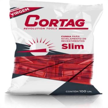 Imagem de Cunha Niveladora Cortag Slim Com 100Pecas 61538