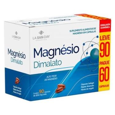 Imagem de Magnésio Dimalato (90 Cápsulas)-Unissex