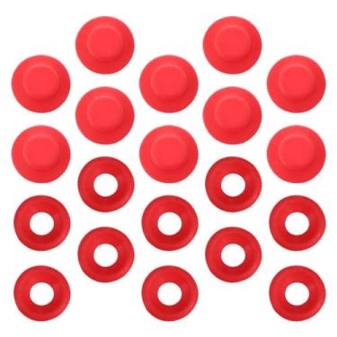 Imagem de ABOOFAN 40 peças de arruela de juntas de borracha de silicone, 2 tipos de vedações à prova de vazamento de alta pressão para tampa giratória para vedação de garrafa de refrigerante de cerveja caseira