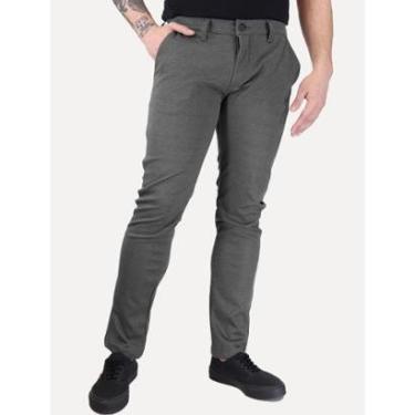 Imagem de Calça Sergio K Masculina Alfaiataria Power Quadros Chumbo-Masculino