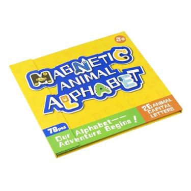 Imagem de Letras Magnéticas - Brinquedos Educativos De Animais,Ímãs de Letras para Geladeira | Para Casa Escola Sala de Aula Branco Jardim de Infância Creche Viagem Crianças a Partir de 3 Anos