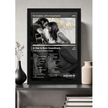 Imagem de Quadro Decorativo Lady Gaga Joanne (Dark) Com Vidro Tamanho:21cm x 30c