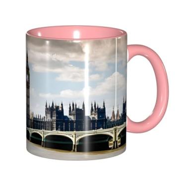 Imagem de Zeraoke London Print Canecas de café criativas, personalizadas, presente para família, tamanho de 325 ml, unissex