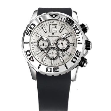 Imagem de Relógio Pulso Jean Vernier Cronógrafo Masculino JV02091, Prata