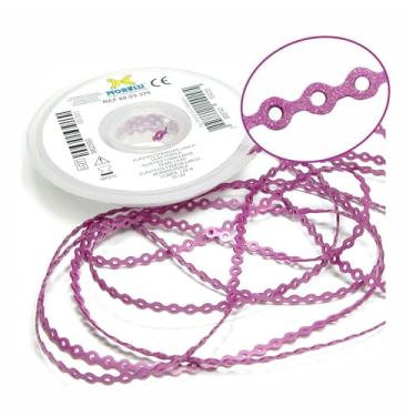 Imagem de Elástico Borrachinha de Aparelho Ortodôntico Corrente Longo 1.5 metros