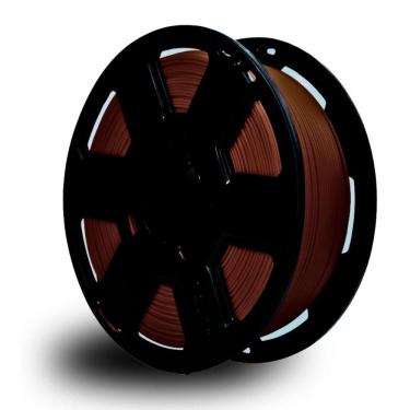 Imagem de Filamento para Impressora 3D - PLA - Marrom Chocolate - 1Kg - 1,75mm - 3D Fila PLA661753