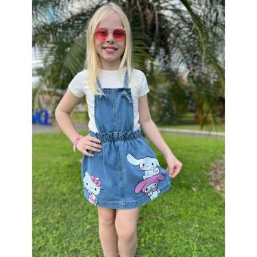 Imagem de Salopete Jeans Hello Kitty e Amigos Momi-Feminino
